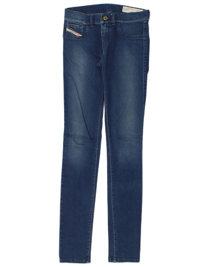Diesel Damen Skinny Jeans W26 L33 Blaue Baumwolle