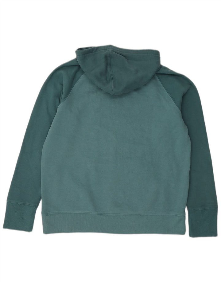 Champion Herren-Kapuzenpullover mit Grafik, mittelblaue Colourblock-Baumwolle