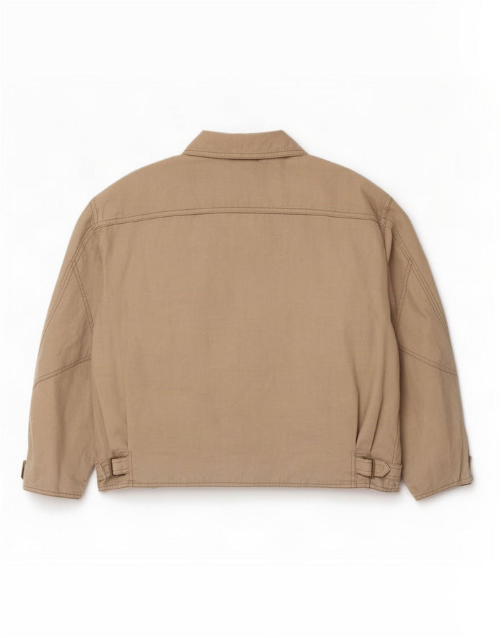 Jean Pascale Herren Loose Fit Utility Jacke UK 38 Medium Beige Classic
