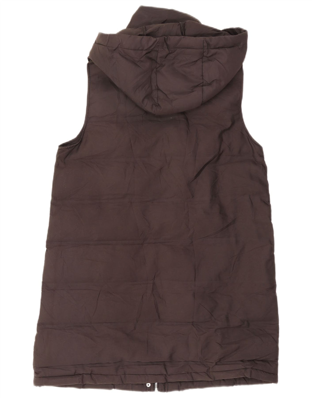 Zara Damen-Weste mit Kapuze, gepolstert, UK 14, mittelschwarz