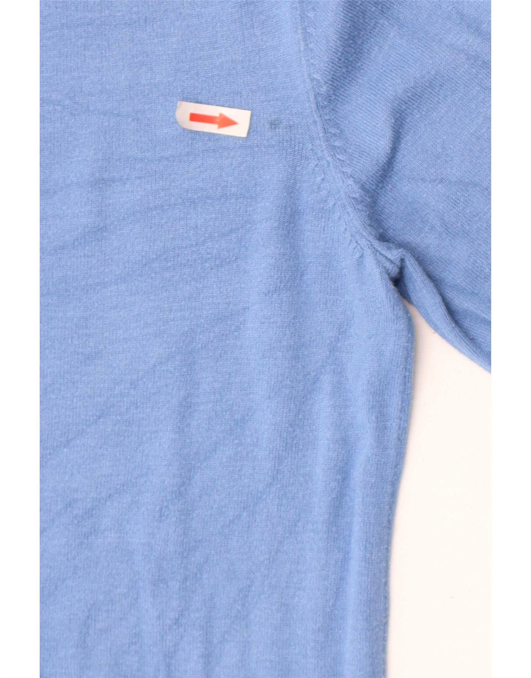 Marks & Spencer Damen Crop Cardigan Pullover UK 10 Small Blaue Viskose