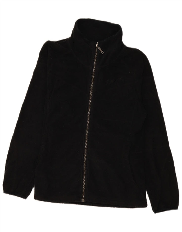 Chiemsee Damen Fleecejacke UK 16 Large Schwarz Geometrisch Polyester