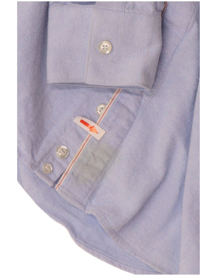 EMPORIO ARMANI Herrenhemd Größe 39 15 1/2 Mittelblau