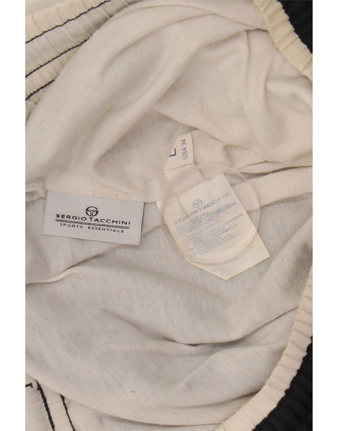 Sergio Tacchini Herren-Trainingshose, Jogginghose, groß, marineblau, Polyester