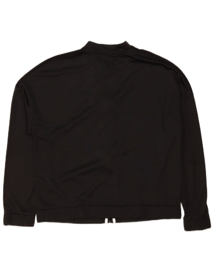 Diadora Jungen-Trainingsanzug, Oberteil, Jacke, 15–16 Jahre, Größe L, Schwarz, Polyester