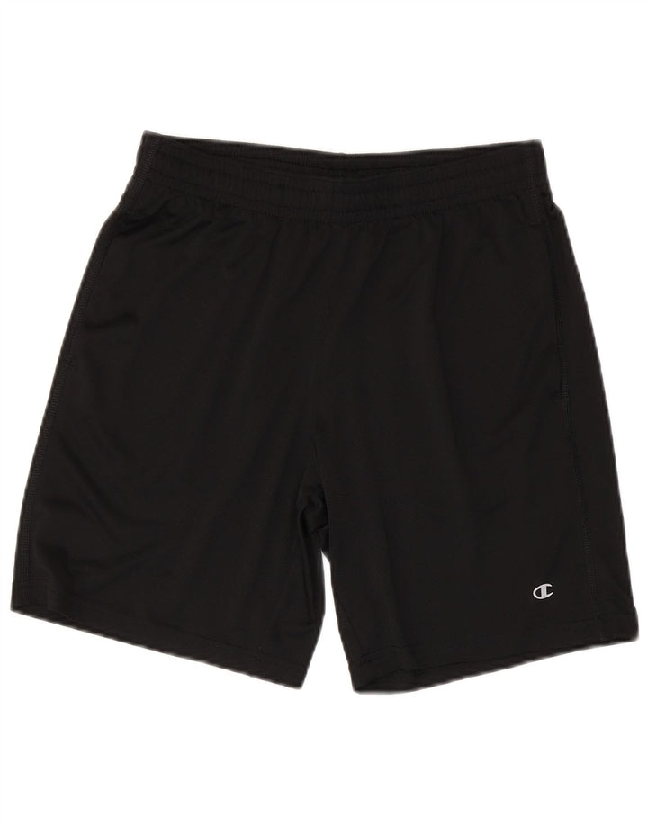 CHAMPION Herren-Sportshorts, Größe S, Schwarz, Polyester