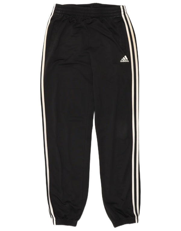 ADIDAS Jungen-Trainingshose, Jogginghose, 13–14 Jahre, schwarzes Polyester