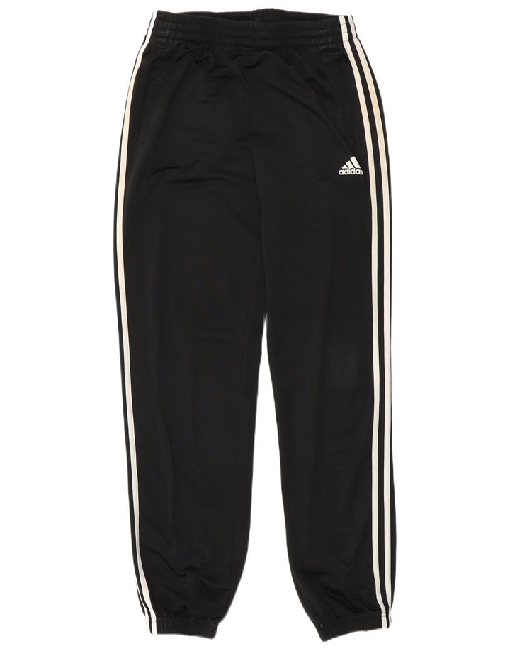 ADIDAS Jungen-Trainingshose, Jogginghose, 13–14 Jahre, schwarzes Polyester