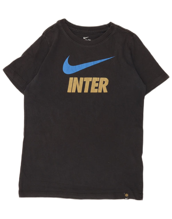 Nike T-Shirt mit Grafik für Jungen, 12–13 Jahre, Größe L, Schwarz, Baumwolle