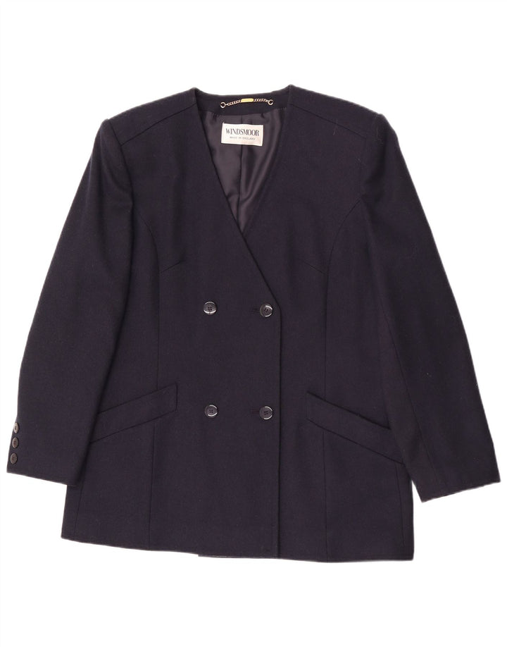 Windsmoor Zweireihiger Damen-Blazer, Gr. 40, Marineblau