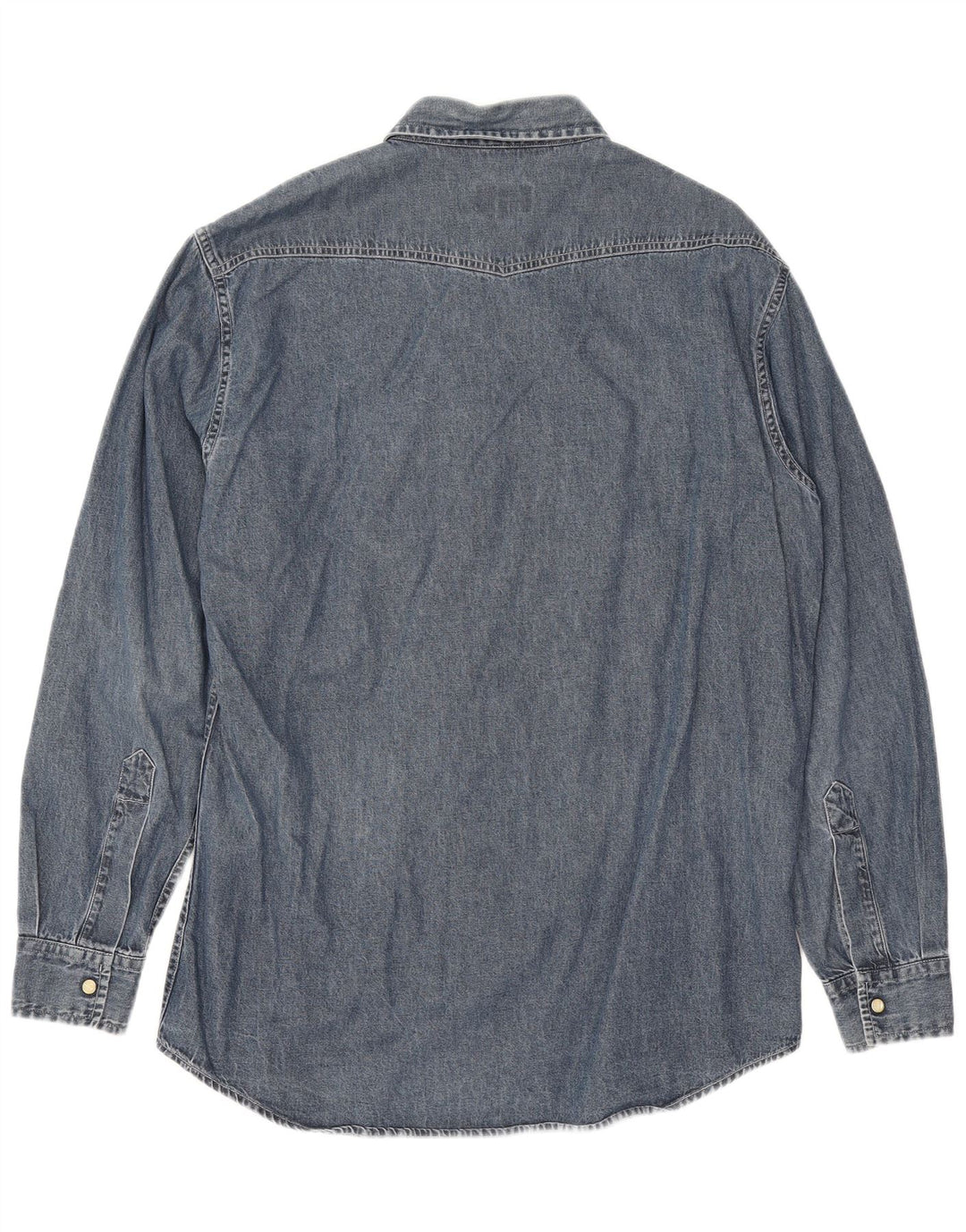 Brooksfield Herren Jeanshemd XL, blaue Baumwolle