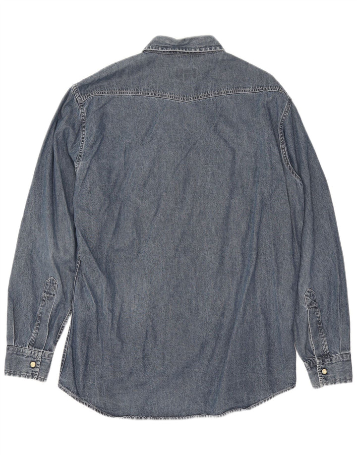 Brooksfield Herren Jeanshemd XL, blaue Baumwolle