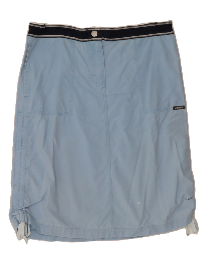 PLAYLIFE Womens Cargo Skirt IT 40 Small W34  Blue Cotton Vintage Playlife and Second-Hand Playlife from Messina Hembry 