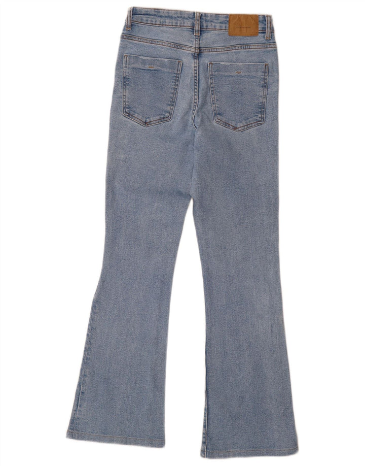 Zara Damen Schlagjeans EU 36 XS W27 L29 Blau