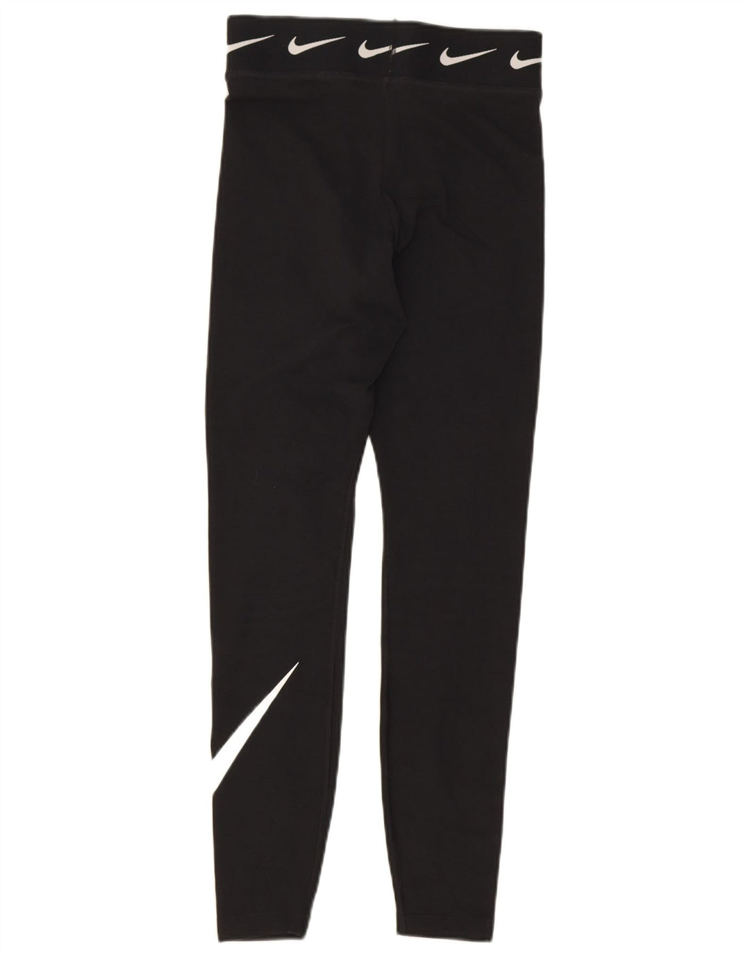 Nike Womens Graphic Leggings UK 8 Small Schwarz Baumwolle