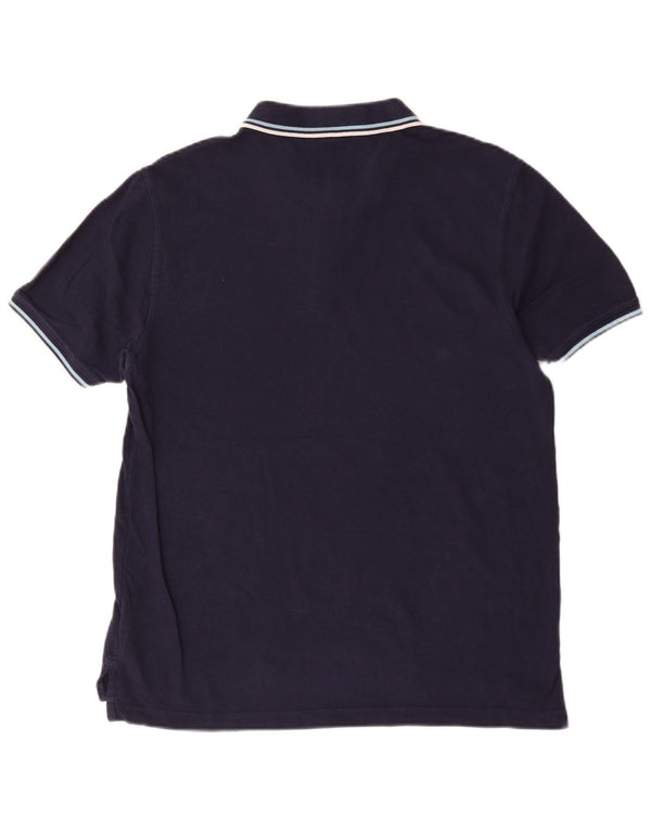 Pierre Cardin Herren-Poloshirt mit normaler Passform, große marineblaue Baumwolle