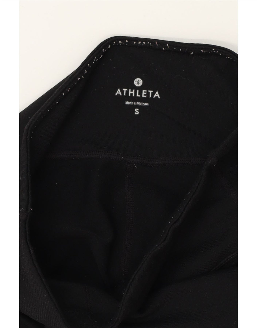 ATHLETA Womens Leggings UK 10 Small  Black Nylon Vintage Athleta and Second-Hand Athleta from Messina Hembry 