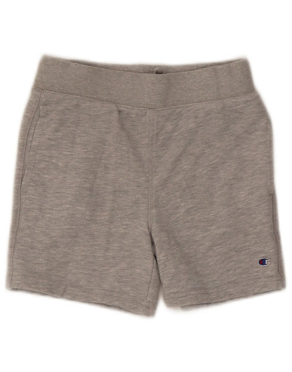Champion Mädchen-Sportshorts, 7–8 Jahre, Größe S, graue Baumwolle