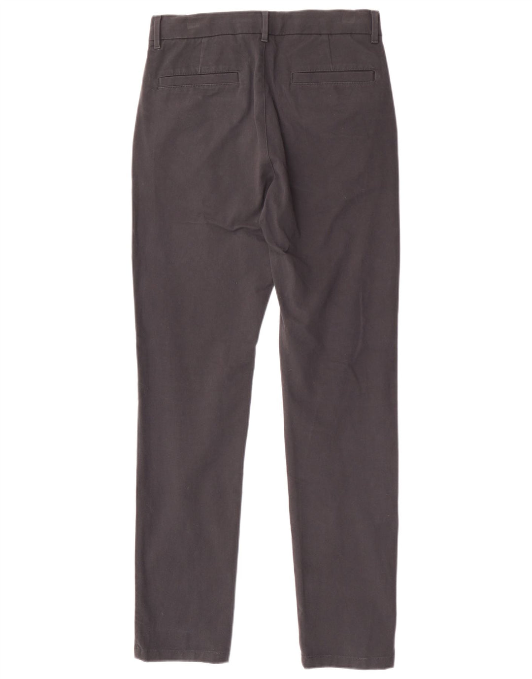 Marks & Spencer Slim Chino-Hose für Herren, W30 L33, graue Baumwolle