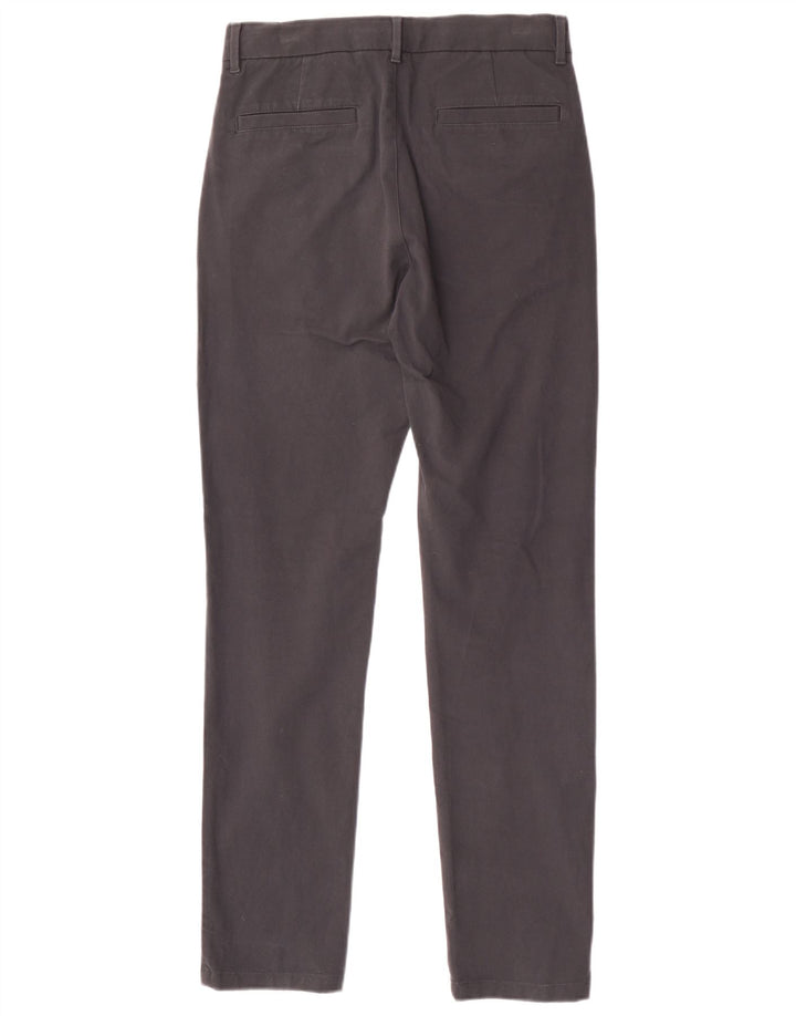 Marks & Spencer Slim Chino-Hose für Herren, W30 L33, graue Baumwolle