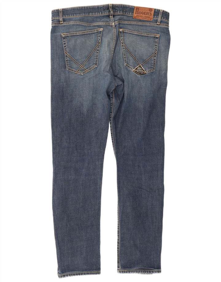 Roy Rogers Herren Slim Jeans W42 L33 Blaue Baumwolle