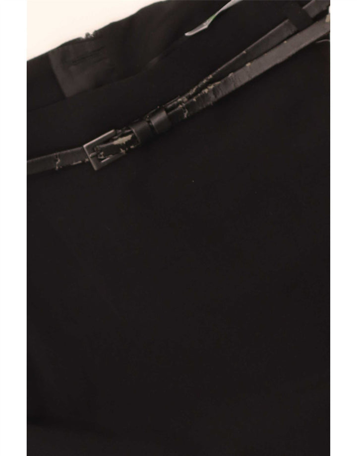 Marks & Spencer Damen Bleistiftrock UK 10 Small W28 Schwarz Polyester