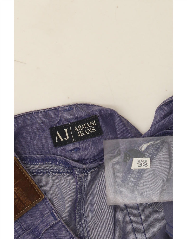 Armani Damen Bootcut Jeans W32 L33 Lila