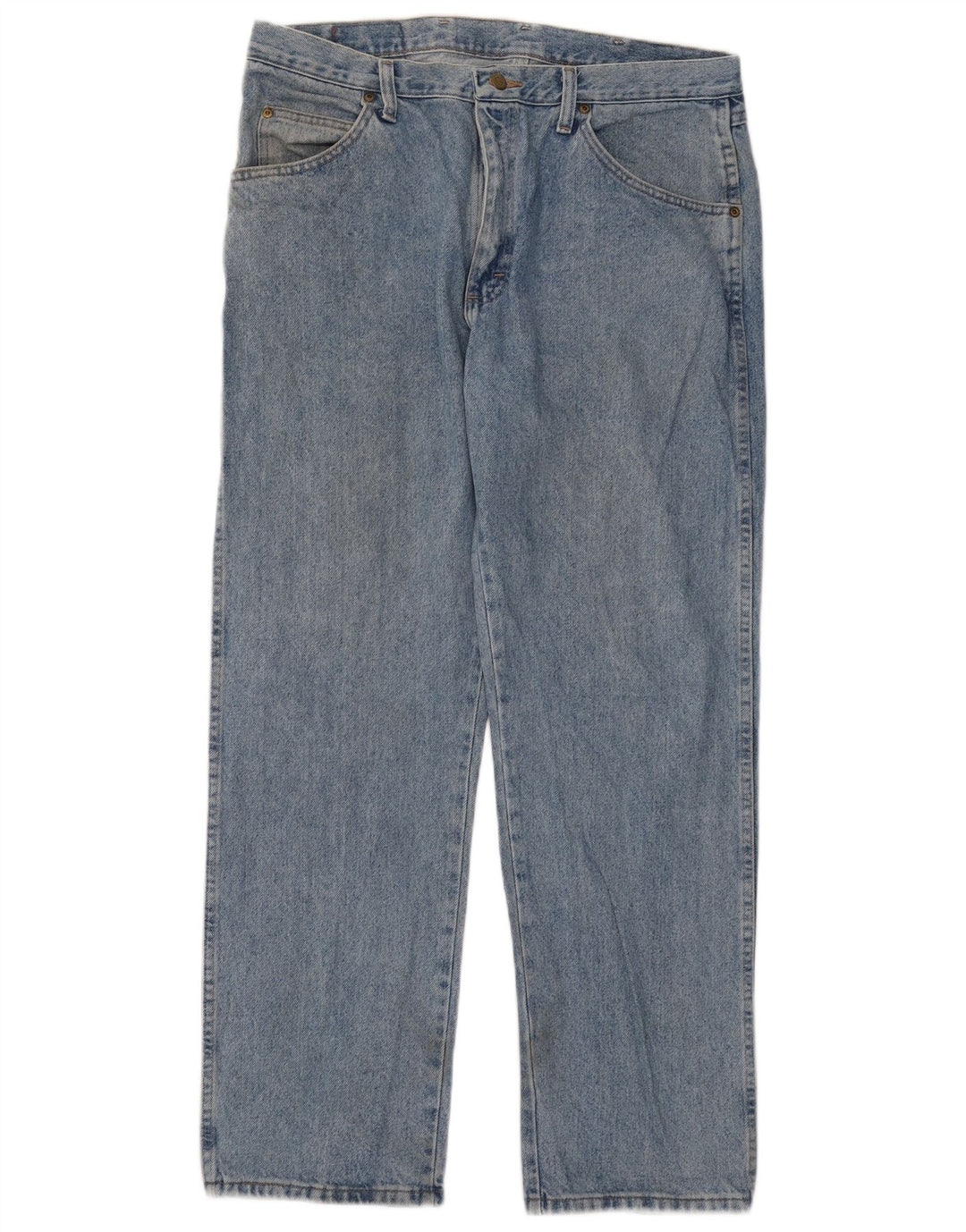 Wrangler Herren Straight Jeans W36 L30 Blaue Baumwolle