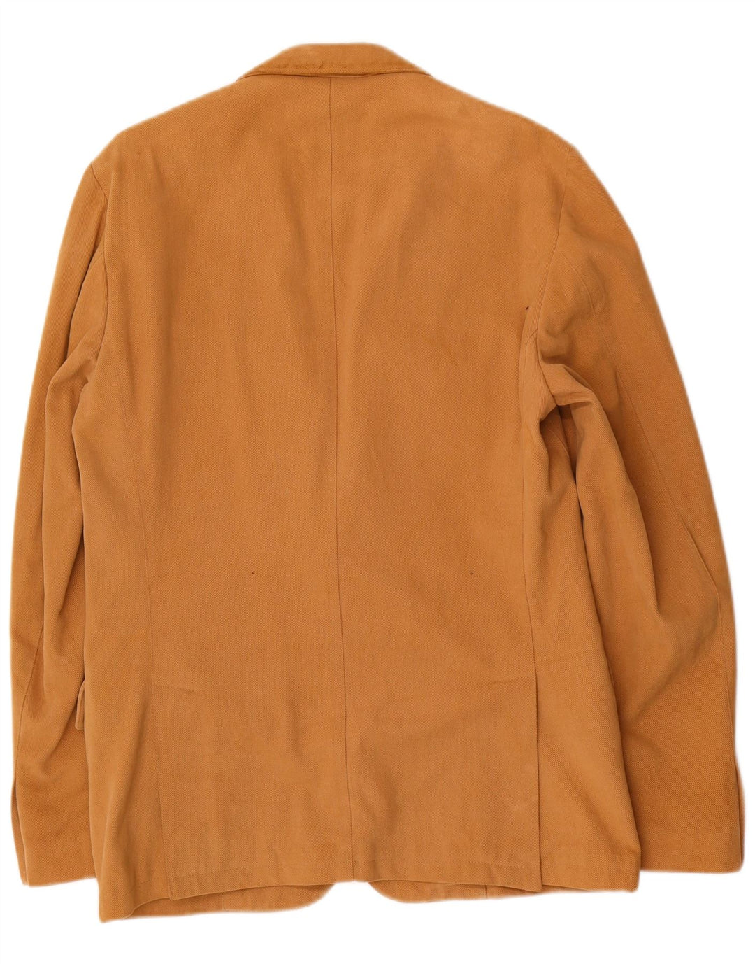 Zara Herren-Blazer mit 2 Knöpfen, EU 48, mittelbraune Baumwolle