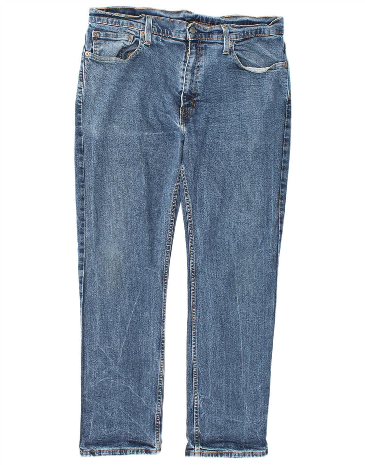 Levi's Herren 514 Straight Jeans W36 L30 Blaue Baumwolle