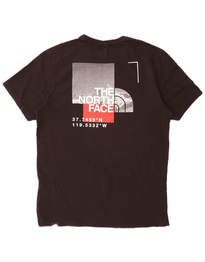 The North Face Herren-T-Shirt mit Grafik, mittelschwarze Baumwolle