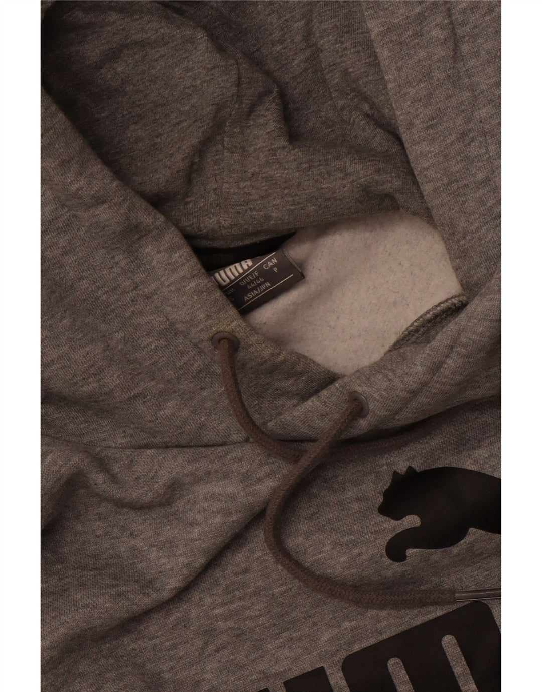 Puma Herren Graphic Hoodie Pullover Small Grau