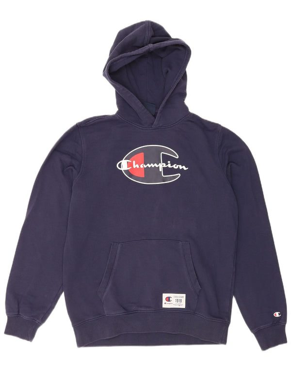 Champion Kapuzenpullover mit Grafik für Jungen, 15–16 Jahre, 2XL, Marineblau