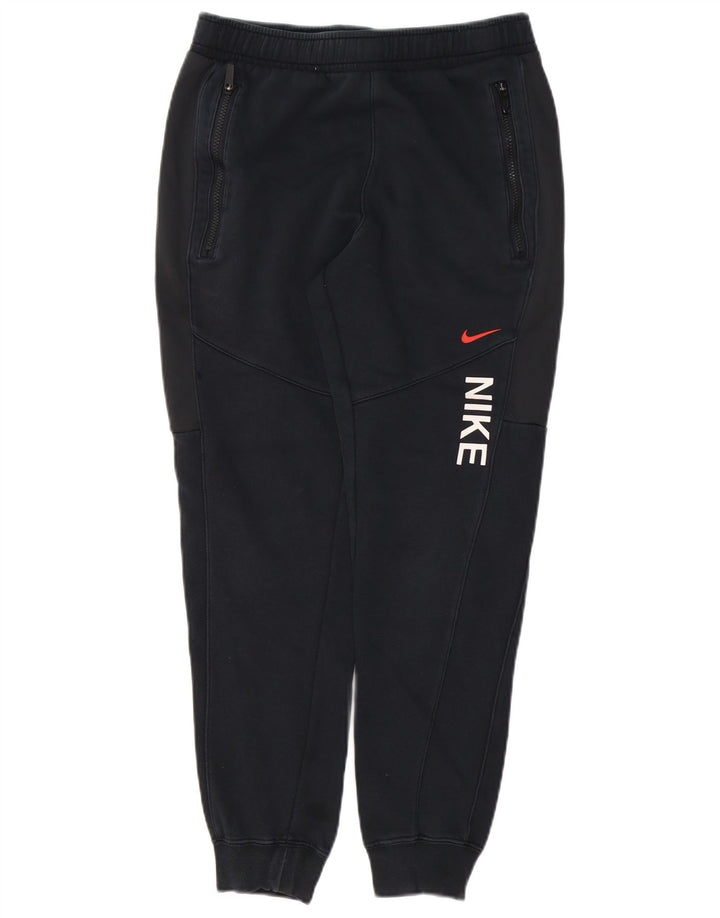 NIKE Herren-Trainingsanzug mit Grafik, Jogginghose, Größe S, Schwarz, Baumwolle
