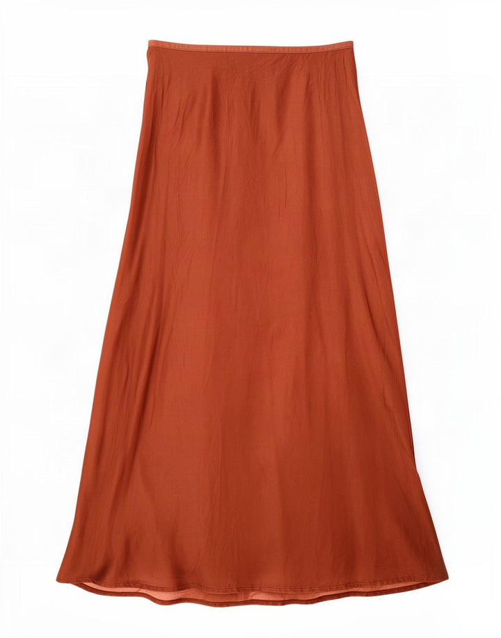 Zara Damen A-Linien-Rock Medium W30 Braun