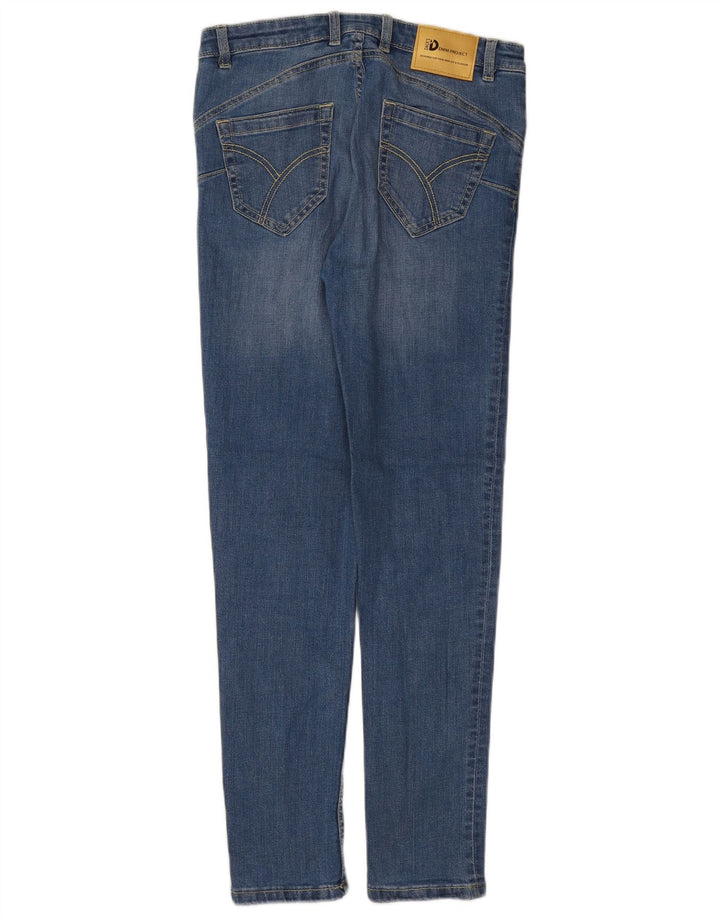 DACK'S Womens Slim Jeans IT 42 Medium W30 L28 Blue Cotton
