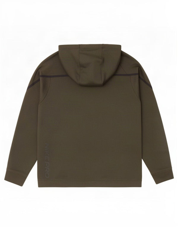 Nike Herren Dri Fit Loose Hoodie Pullover Small Khaki Polyester