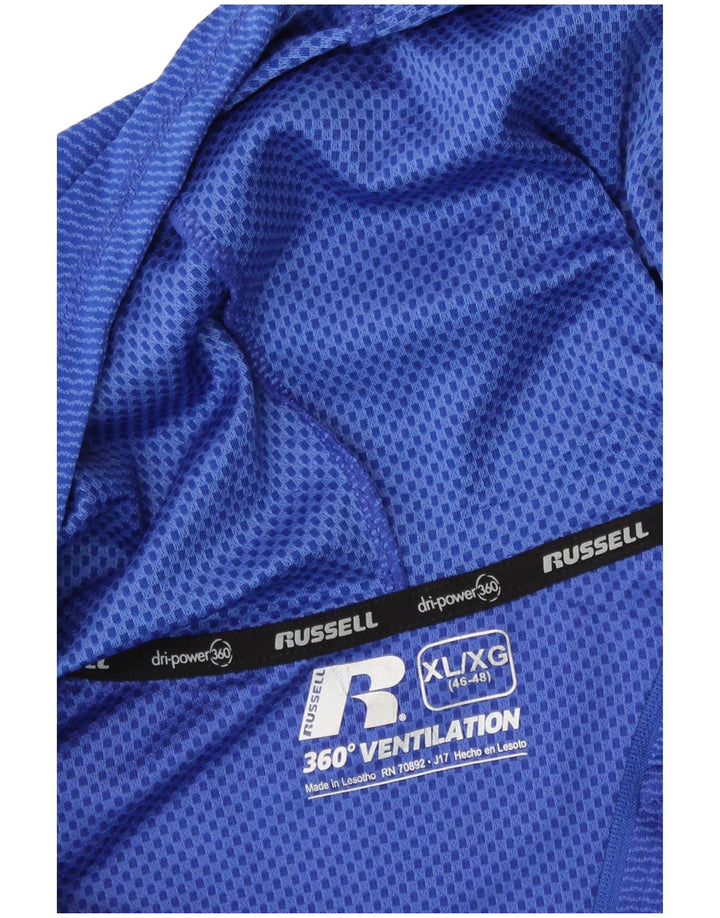 Russell Athletic Herren Dri-Power Kapuzenpullover-Trainingsanzugoberteil XL Marineblau