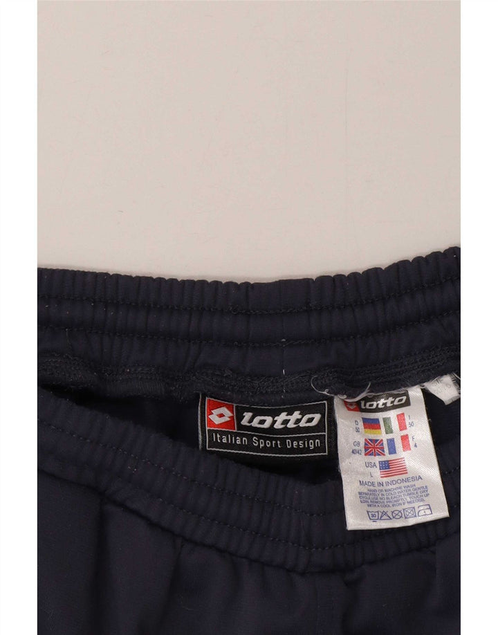 Lotto Herren-Trainingshose, UK 40/42, Größe L, Marineblau, Polyester