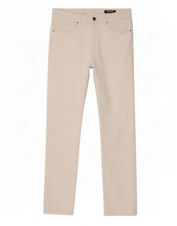 Marks & Spencer Damen Straight Jeans UK 12 Medium W30 L29 Weiße Baumwolle