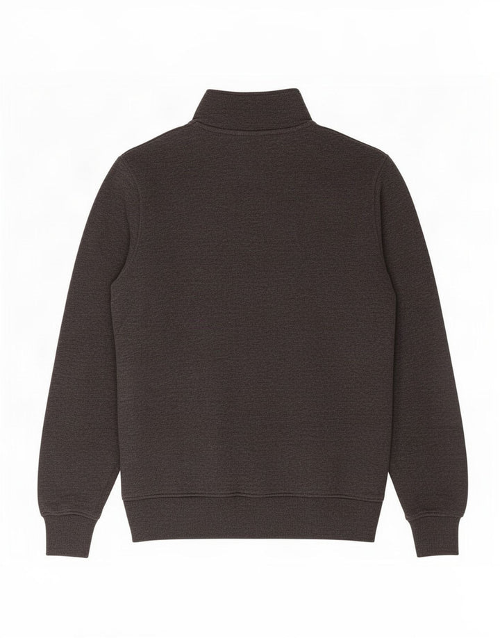 Jack & Jones Herren Core Zip Neck Sweatshirt Pullover Mittelgrau Farbblock