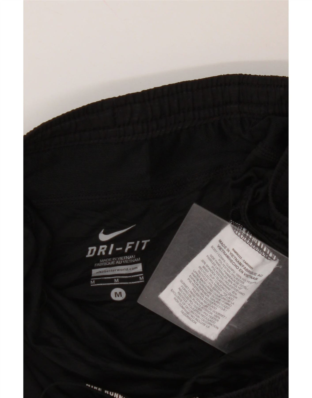 NIKE Damen Dri Fit Sport Shorts UK 14 Medium Schwarz Polyester