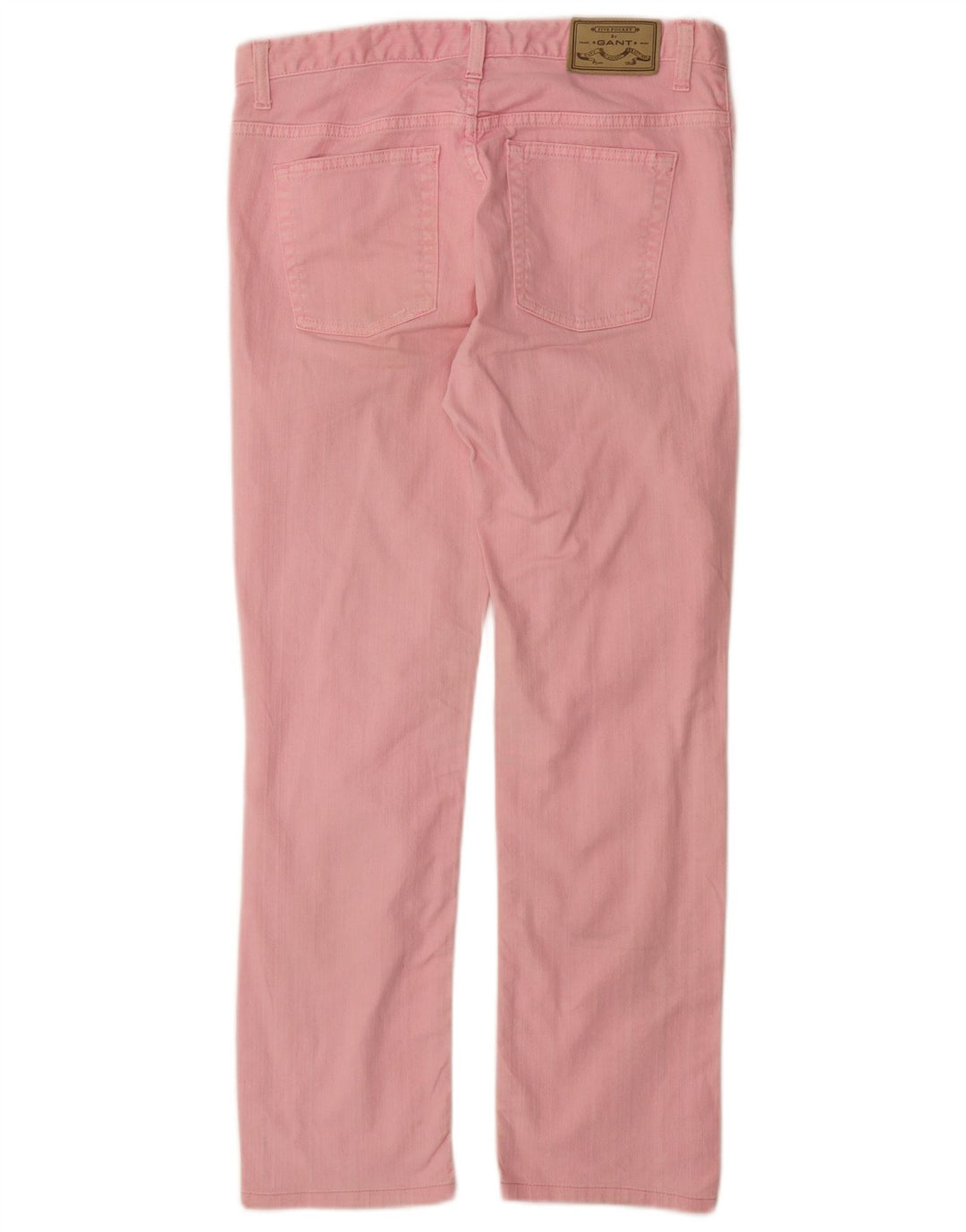 GANT Damen Dawn Regular Fit Straight Casual Hose W29 L32 Rosa Baumwolle