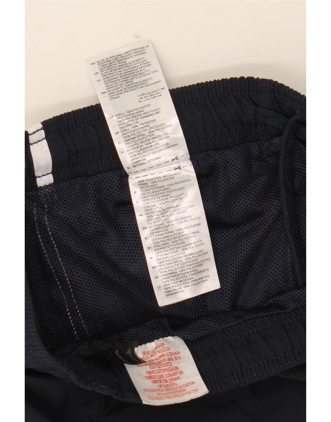 Adidas Sportshorts für Jungen, 9–10 Jahre, Marineblau, Polyester