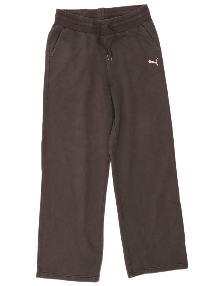 Puma Damen Trainingshose UK 14 Mittelschwarze Baumwolle