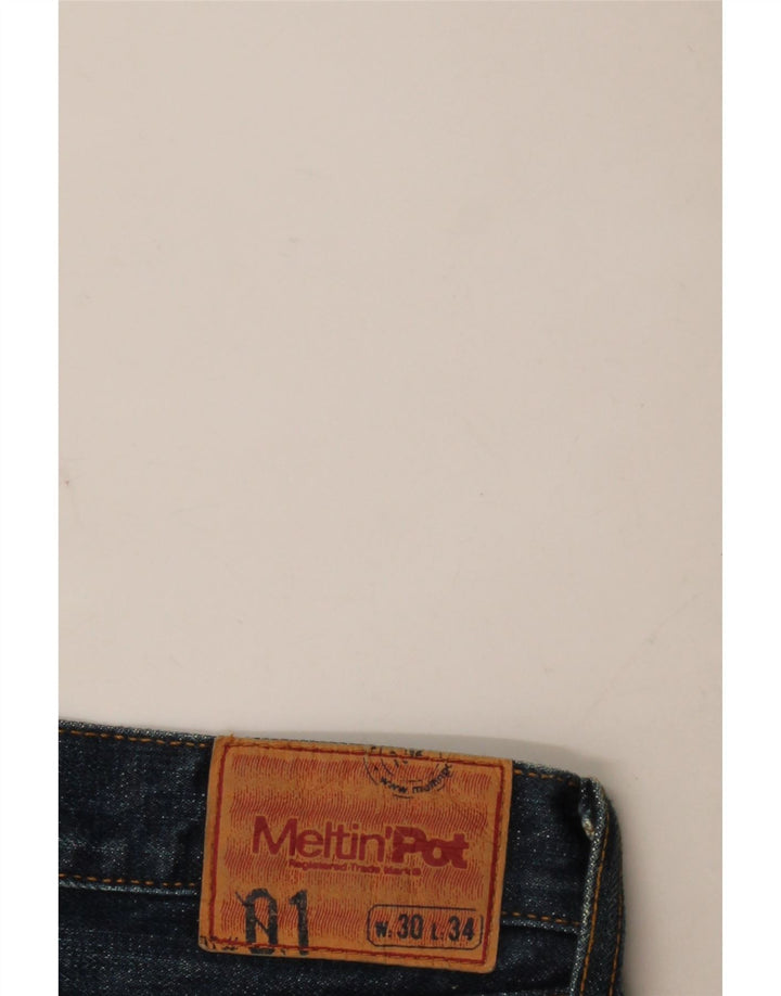 Meltin' Pot Damen Bootcut-Jeans W30 L31 Blaue Baumwolle