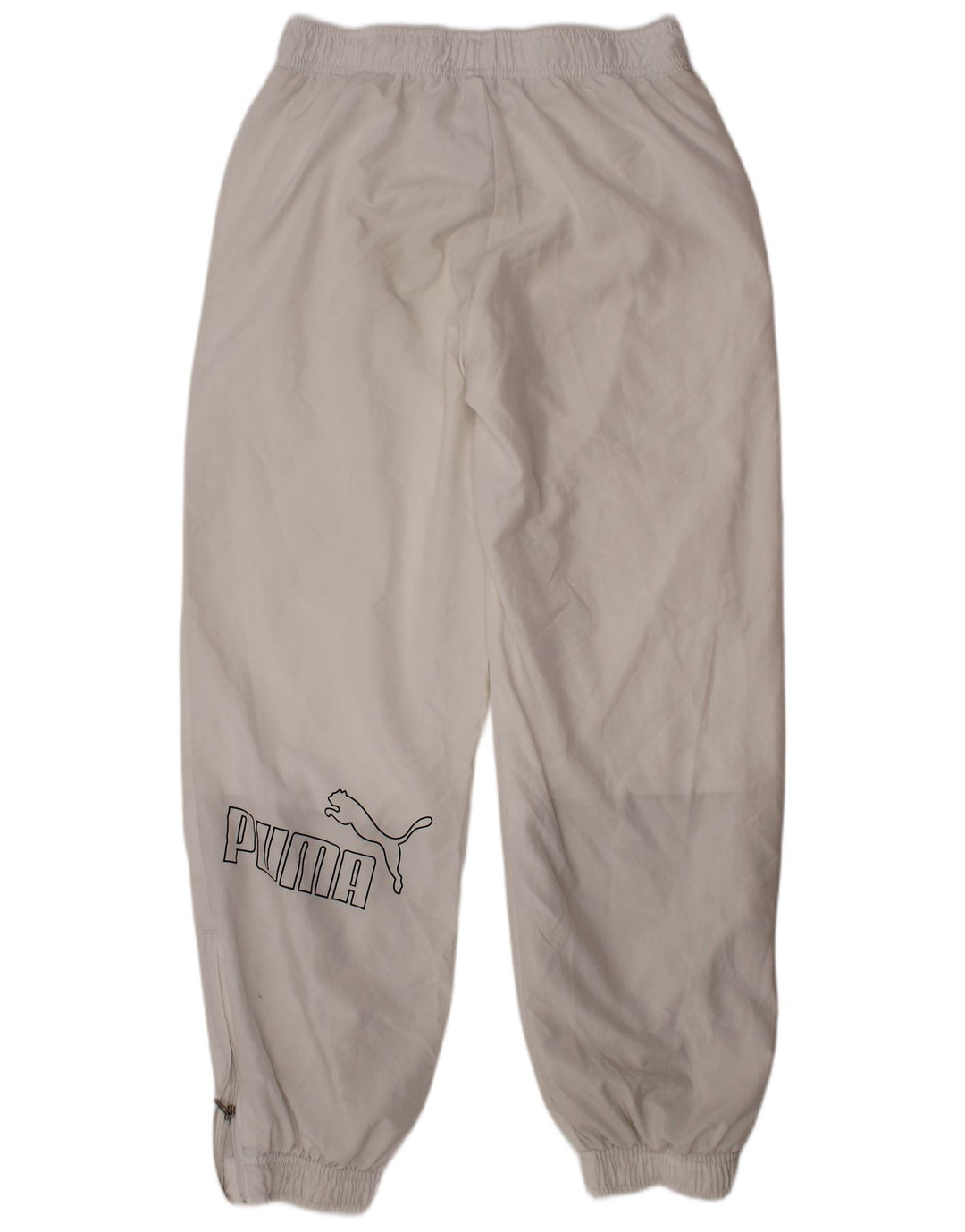 PUMA Jungen-Trainingshose, Jogginghose, 9–10 Jahre, weißes Polyester