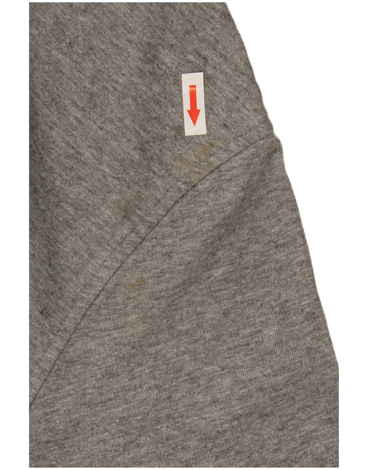 Jack & Jones Herren-Sweatshirt mit Grafik, groß, grau gefleckte Baumwolle
