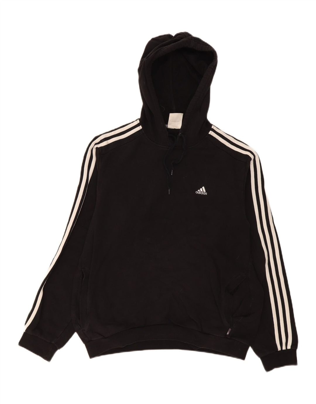 Adidas Herren Kapuzenpullover Mittelschwarz Baumwolle