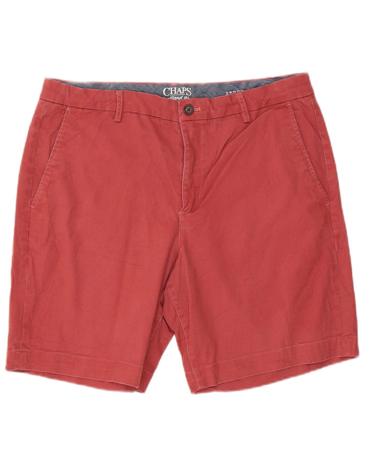 Chaps Herren-Chino-Shorts W36, große rote Baumwolle